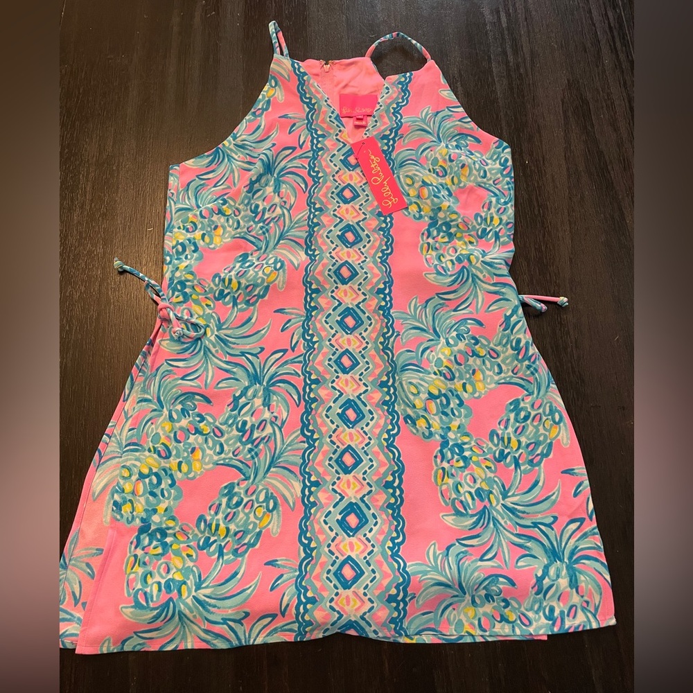 Lilly Pulitzer Pearl Romper Dress Pelican Pink NEW